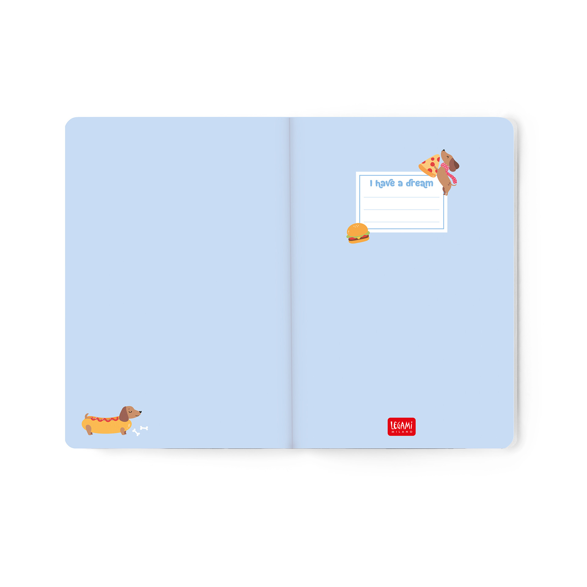 Legami Kalender Wochenplaner für 12 Monate Medium 2027 Dog