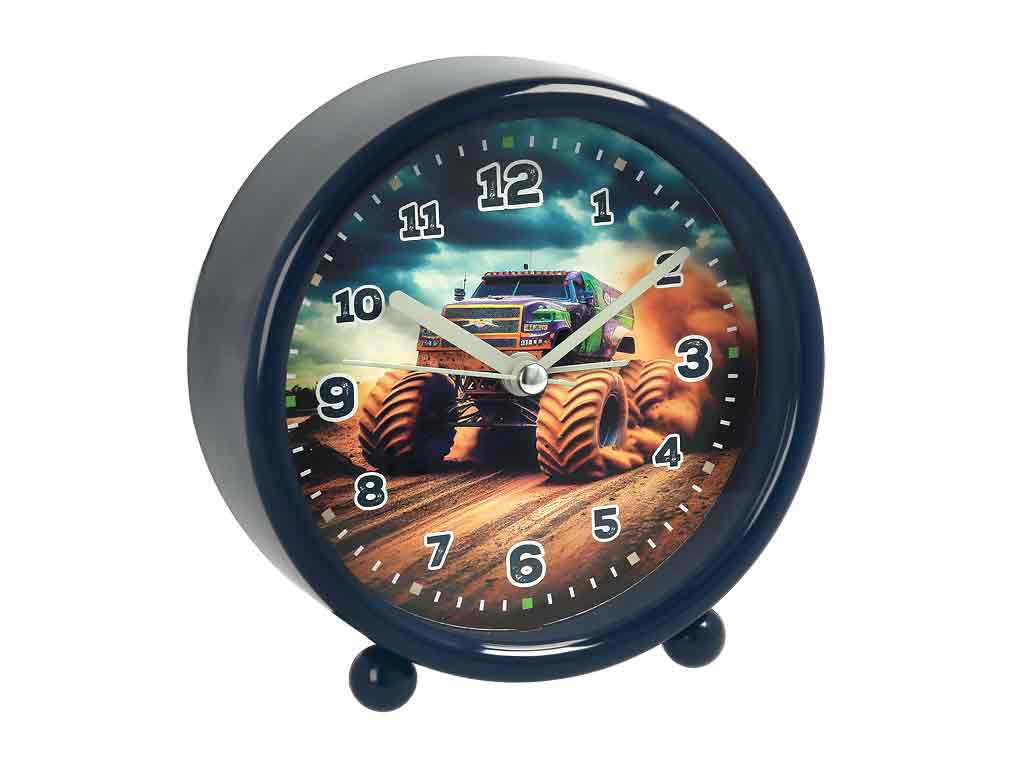 Kinderwecker Wecker Monster Truck dunkelblau