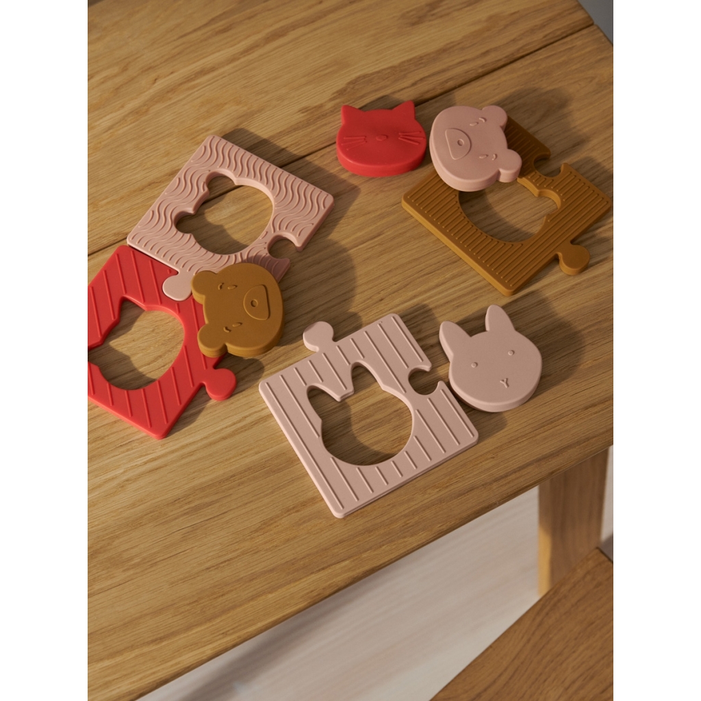 Liewood Silikon Puzzle Rose Multi Mix