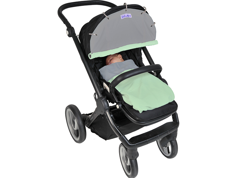 Dooky Sonnenblende in Mint-Grau Dooky Sonnenblende in Mint-Grau
