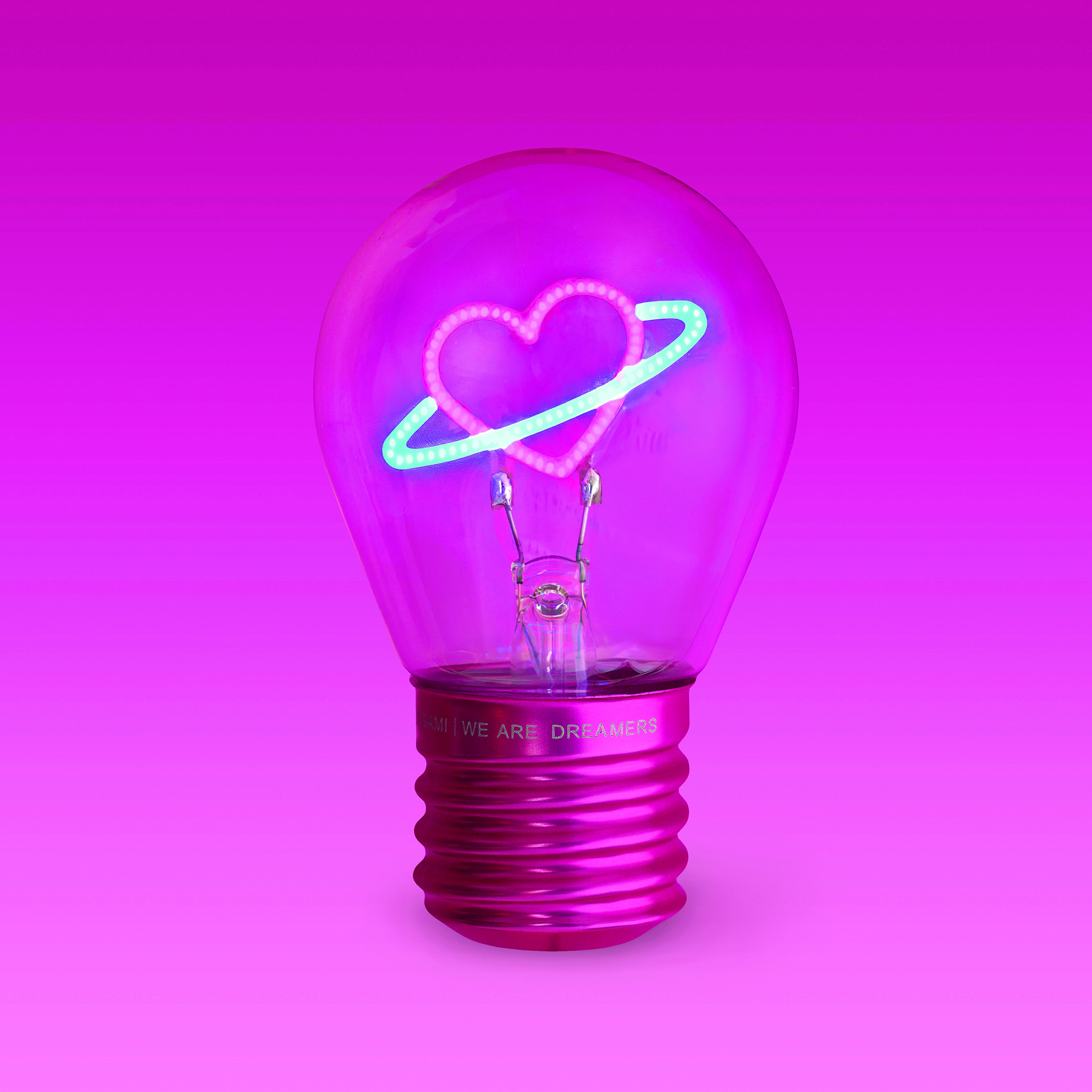 Legami Tischlampe in Glühbirnendesign Bulb Fiction Planet Heart Legami Tischlampe in Glühbirnendesign Bulb Fiction Planet Heart