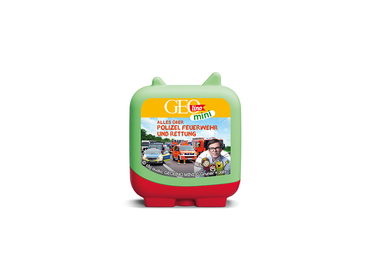 Tonies Clever Tonie Geolino Mini Alles über Polizei Feuerwehr & Co