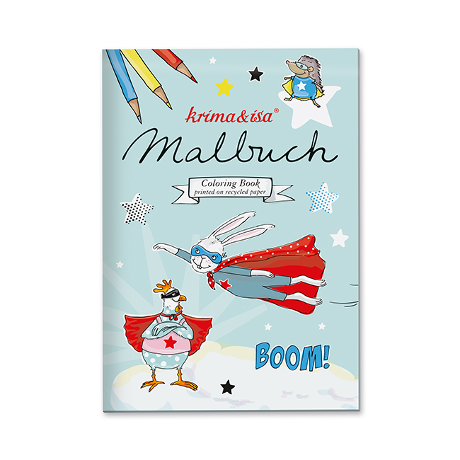 krima & isa Malbuch Superhelden