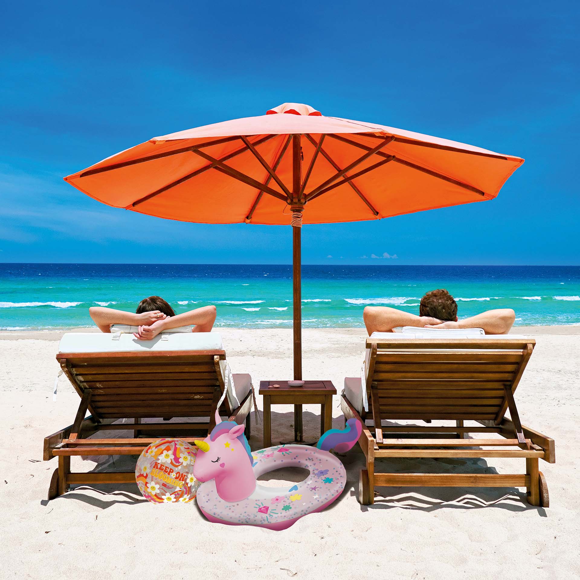 Legami Aufblasbarer Strandball Beach Ball Unicorn Einhorn