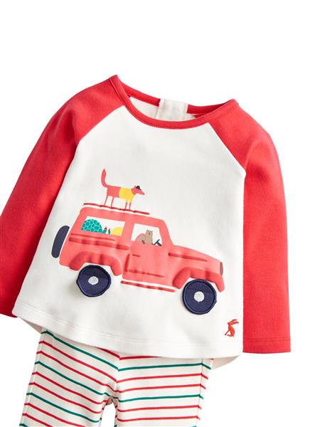 Tom Joules Baby Mack Set Hose Shirt Auto rot 6-9 Monate Tom Joules Baby Mack Set Hose Shirt Auto rot 6-9 Monate