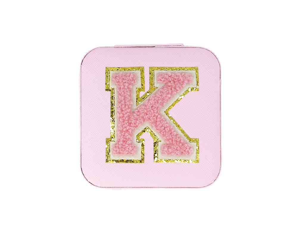 BB Klostermann Schmuckbox Buchstabe K Rosa