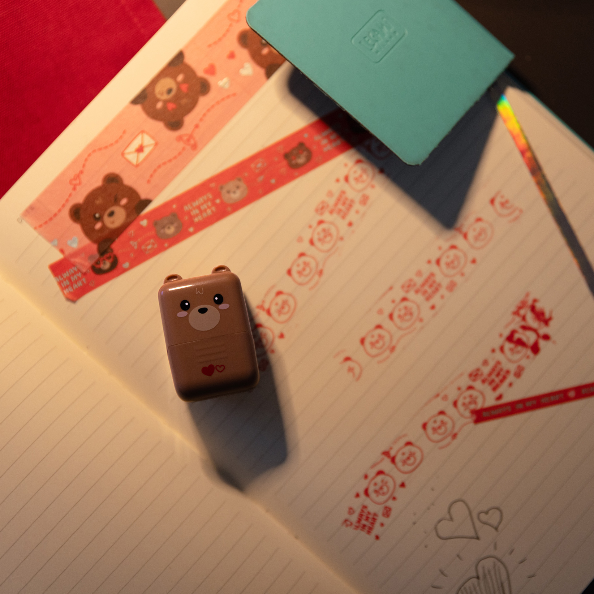 Legami Deko-Rollstempel Teddy Bear Bär