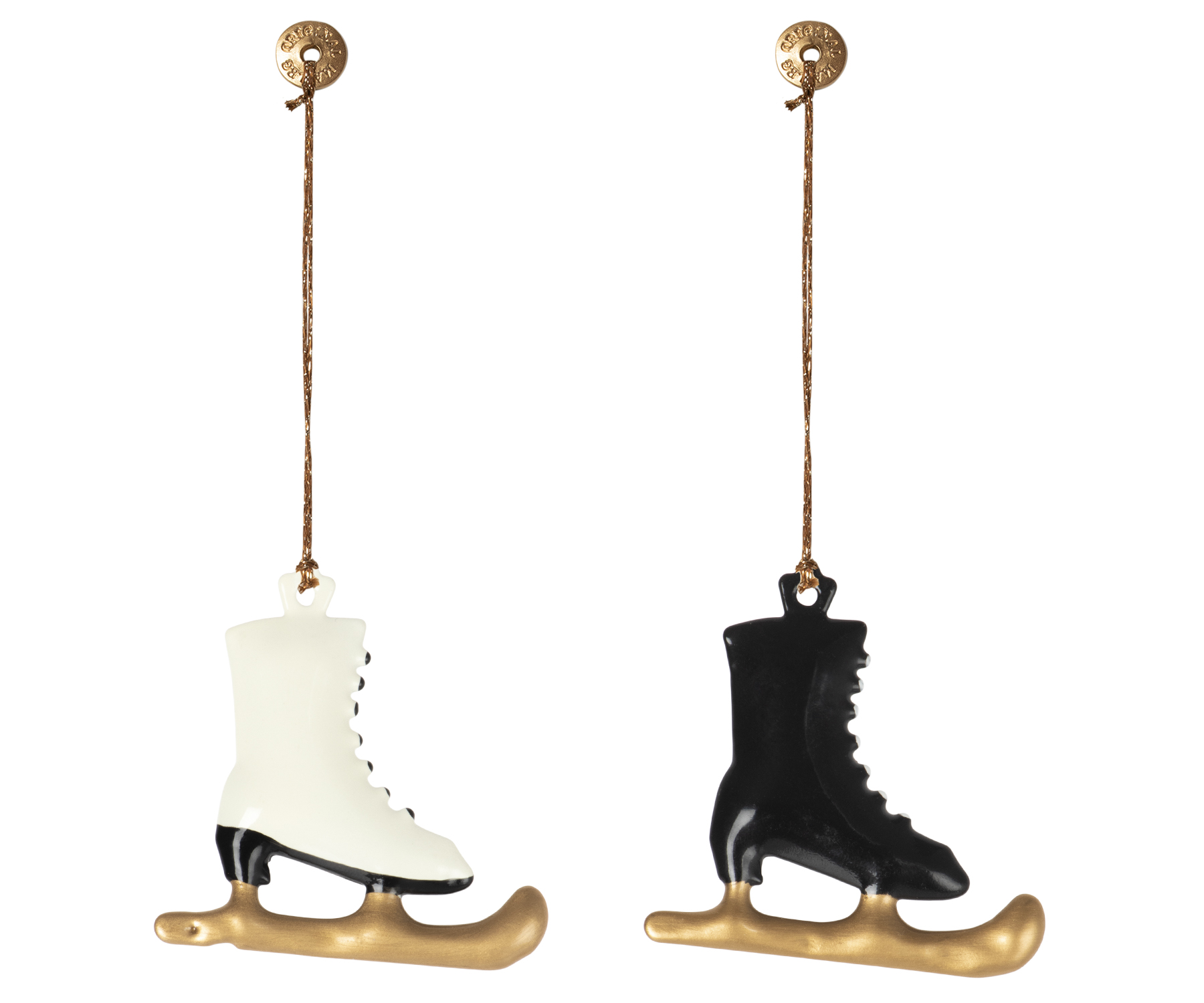 Maileg Weihnachtsanhänger für den Weihnachtsbaum Schlittschuhe, 2er Set