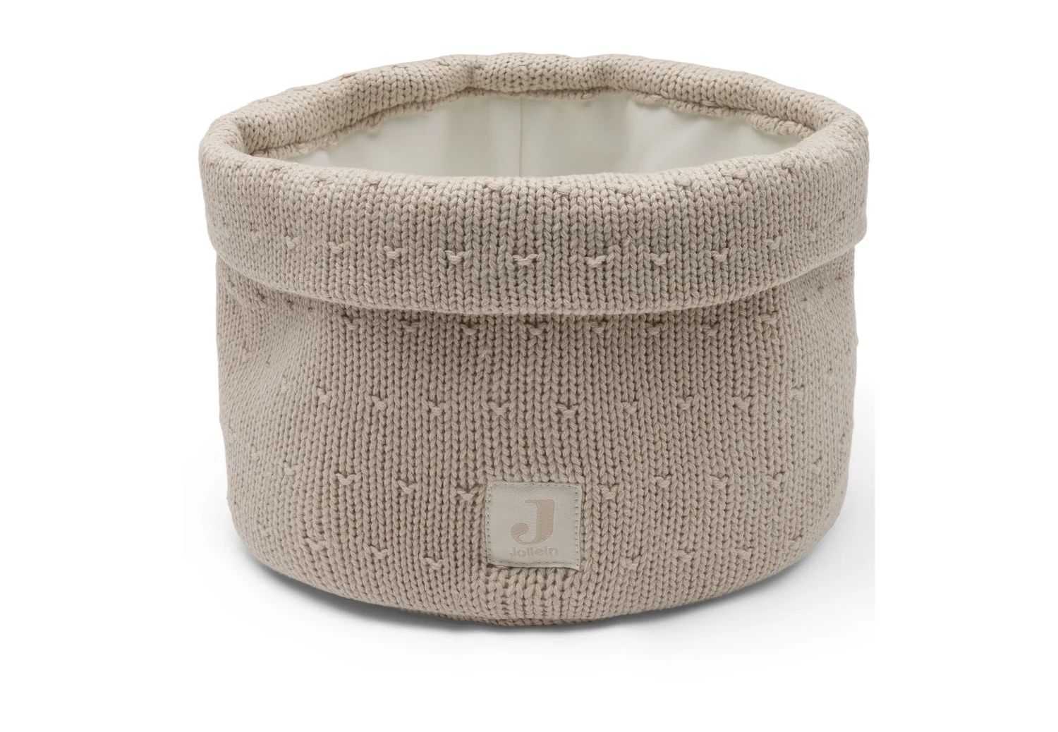Jollein Pflegekörbchen Aufbewahrungskorb Sprinkle Knit Sand