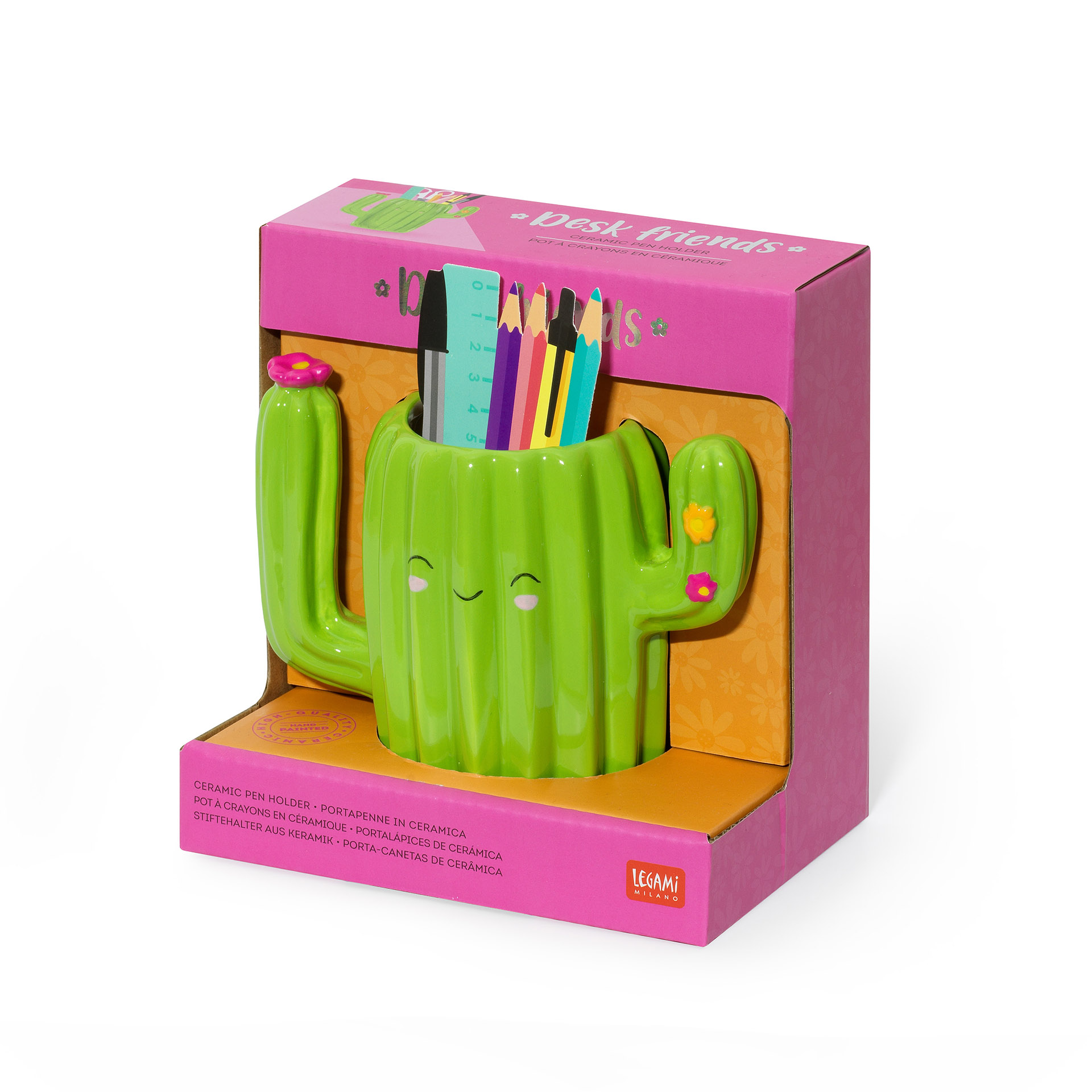 Legami Keramik Stiftehalter Desk Schreibtischhalter Cactus Kaktus