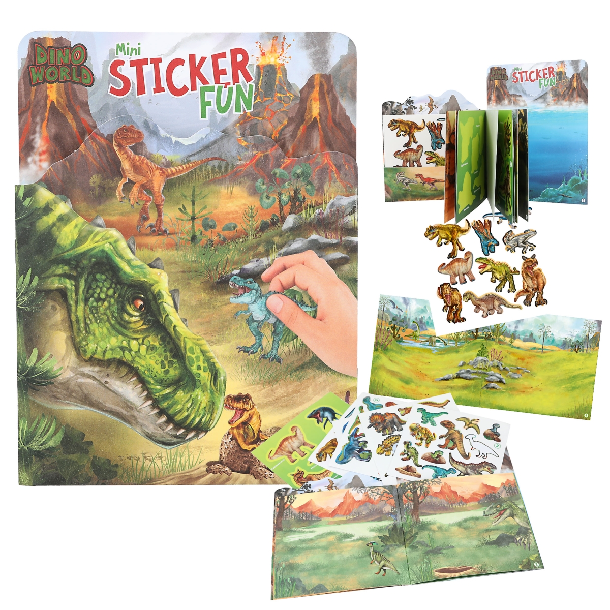 Dino World Mini Sticker Fun Stickerheft