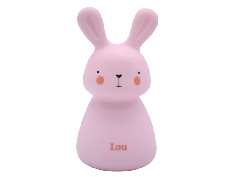 Olala Nachtlicht LED Micro USB Häschen pink