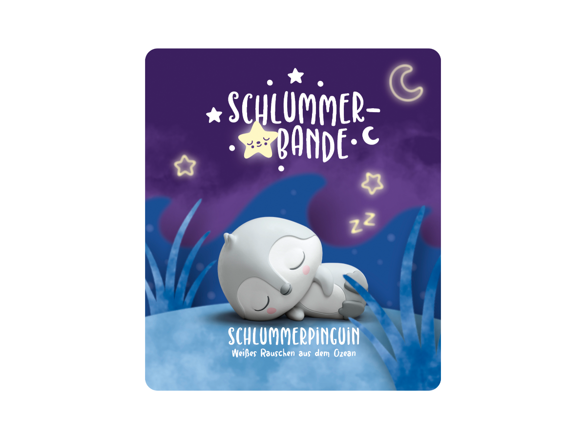 Tonies Schlummerpinguin Weißes Rauschen aus dem Ozean ab 3 Jahren