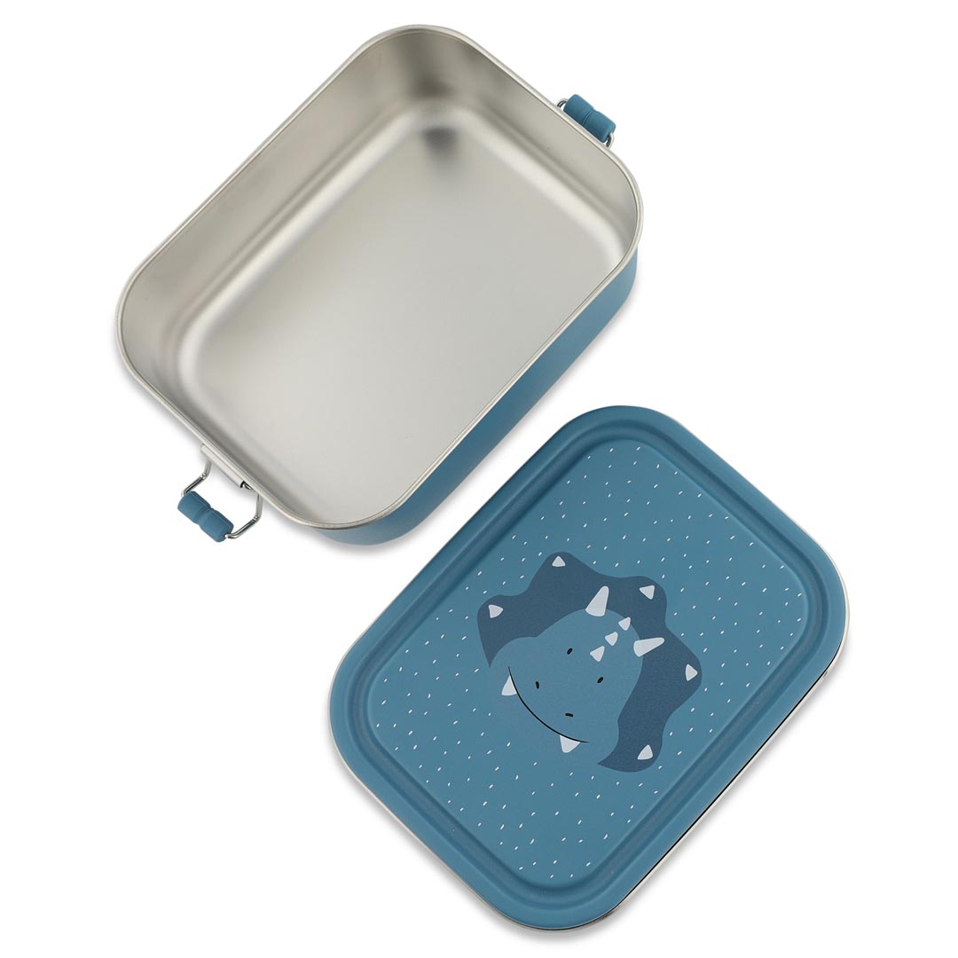 Trixie Brotdose Lunchbox aus Edelstahl Mr Triceratops Dino Small