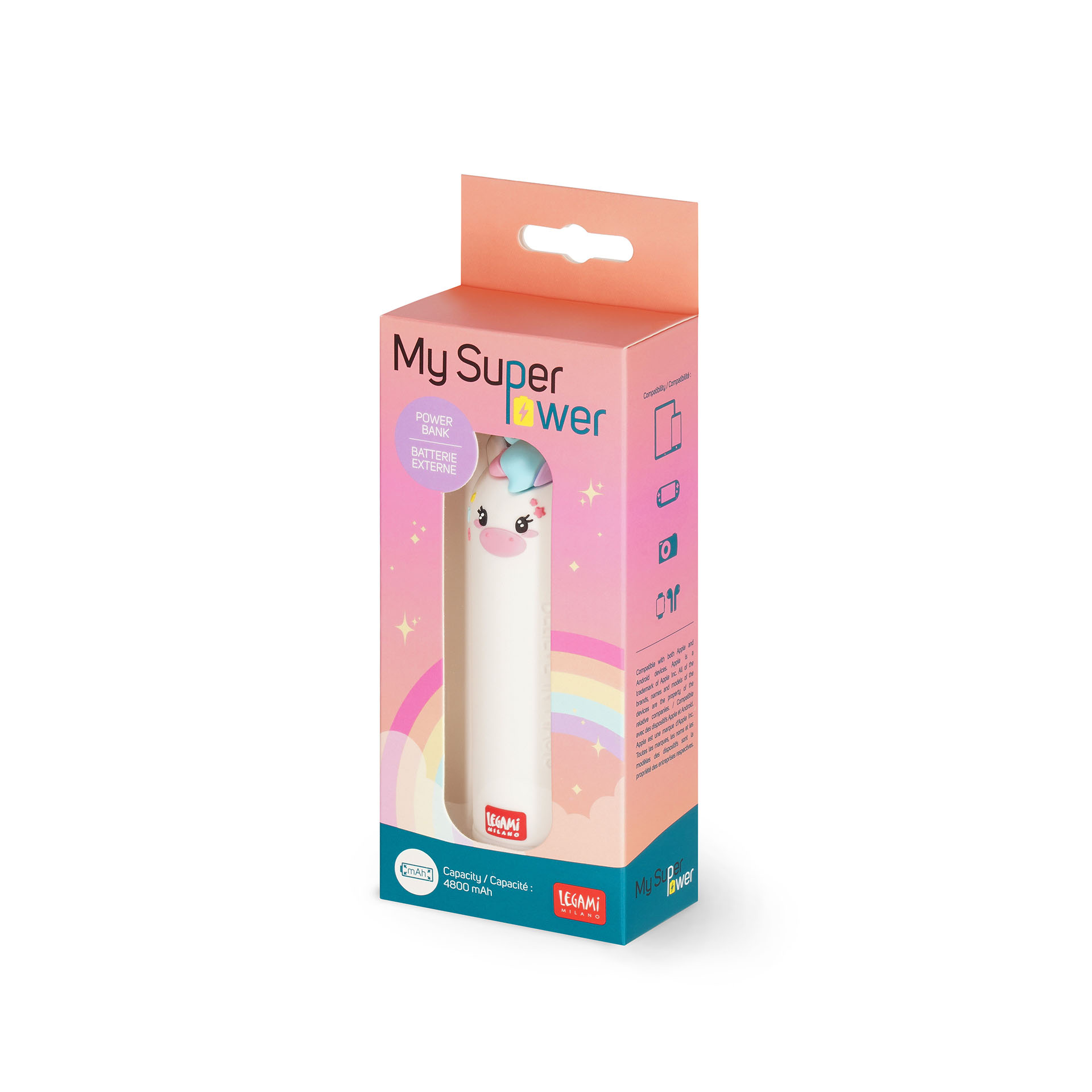 Legami Powerbank - My Super Power Unicorn Einhorn