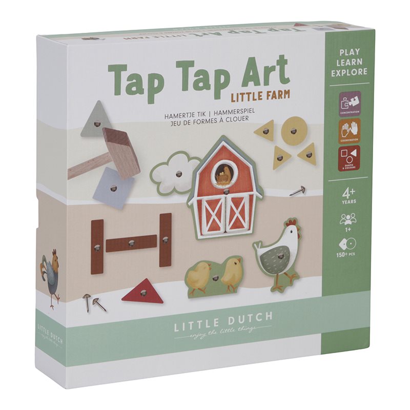 Little Dutch Hämmerchenspiel Tap Tap Art Hammer Spiel Little Farm