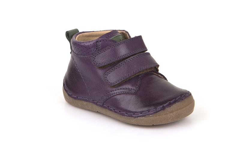 Froddo Schuhe Kinderschuhe aus Leder mit Klettverschluss Lila 21