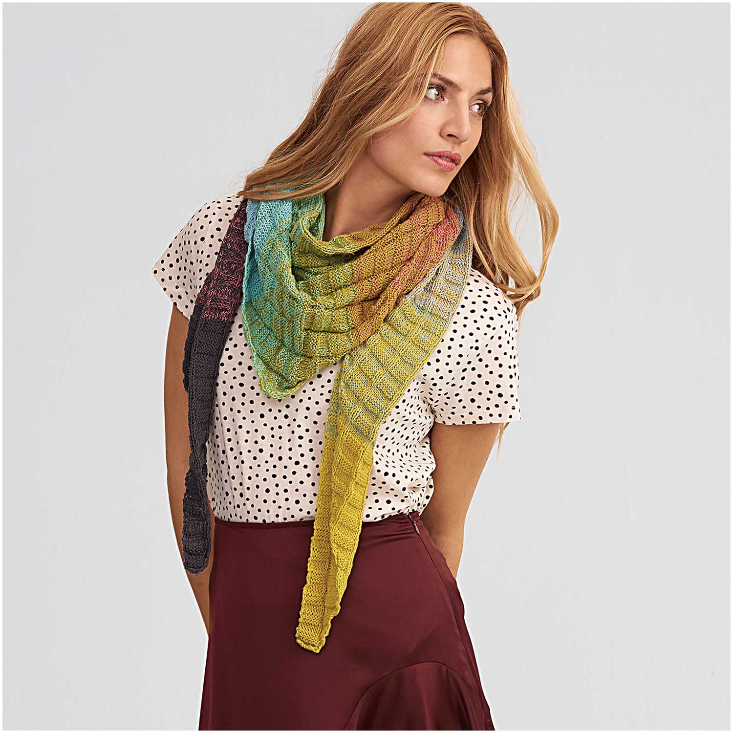 Rico Design Creative Cotton Dégradé Super 6 200g Farbe 003 Multicolor