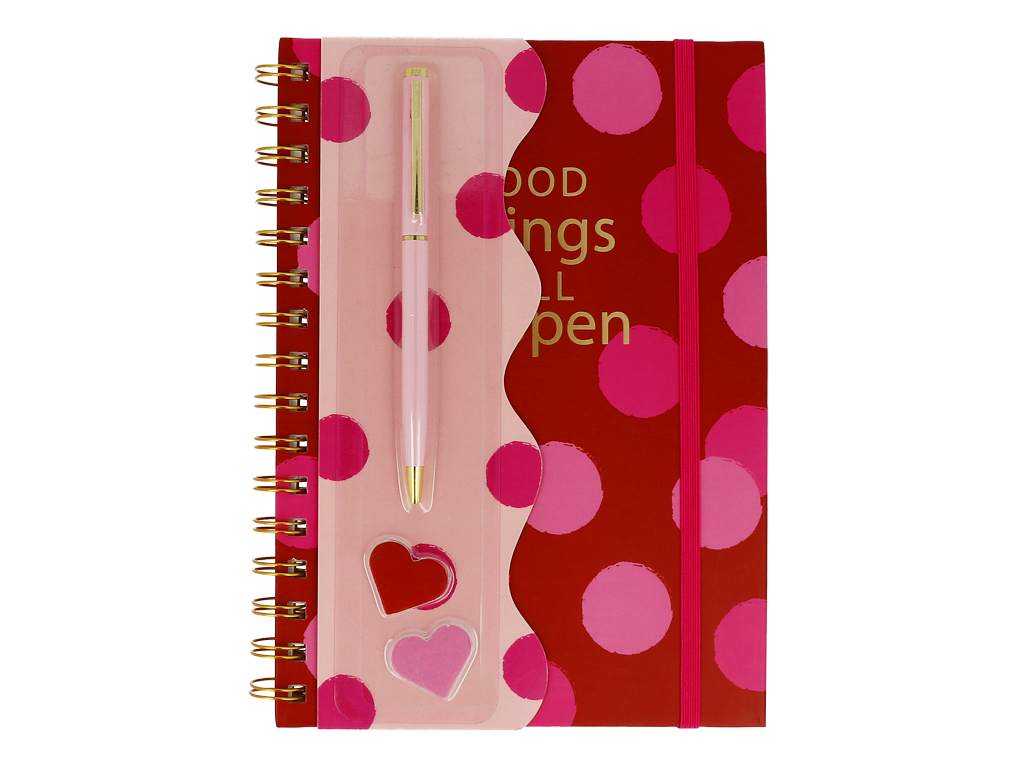 BB Klostermann Notizbuch Set mit Stoft und Post it's sortiert