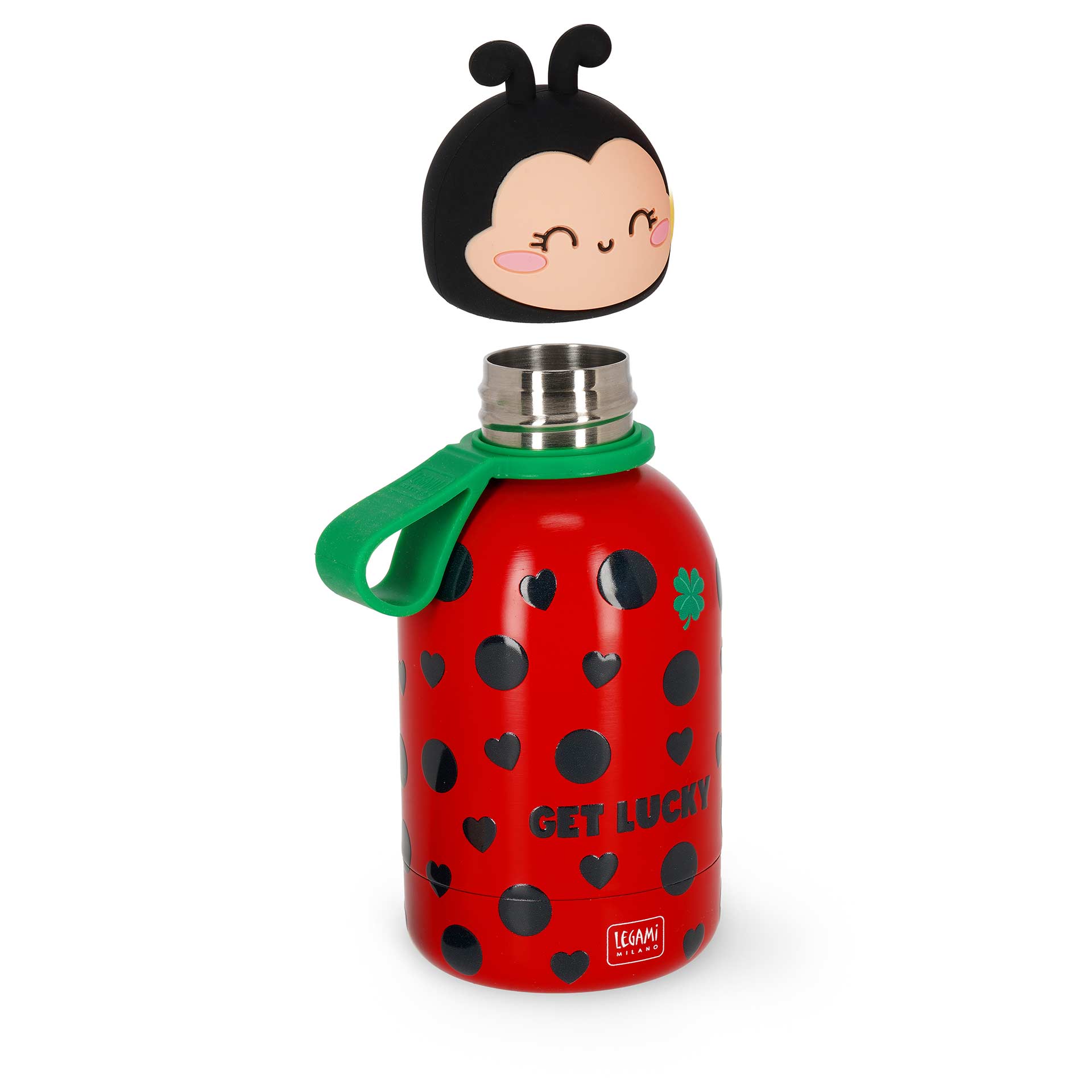 Legami Thermosflasche für Kinder Hot & Cold BFF Ladybug Marienkäfer