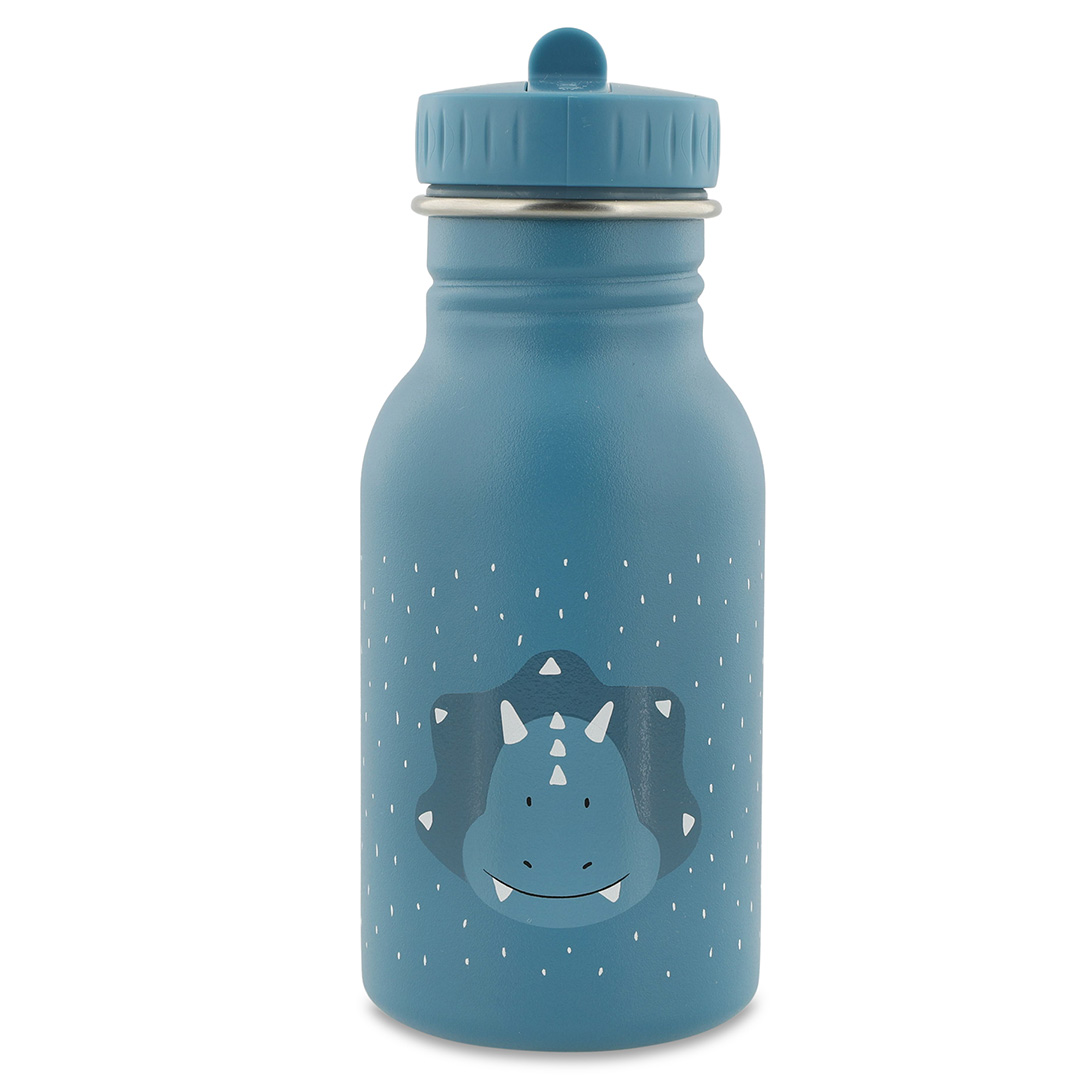 Trixie Trinkflasche aus Edelstahl Mr Triceratops Dino 350 ml 