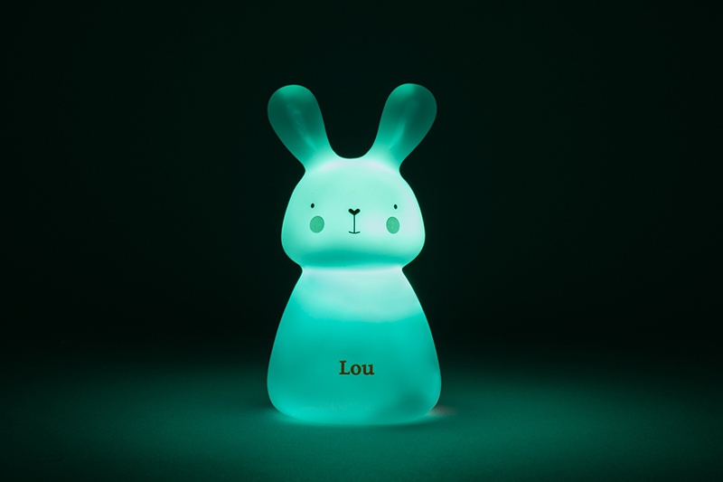 Olala Nachtlicht LED Micro USB Häschen blau Olala Nachtlicht LED Micro USB Häschen blau