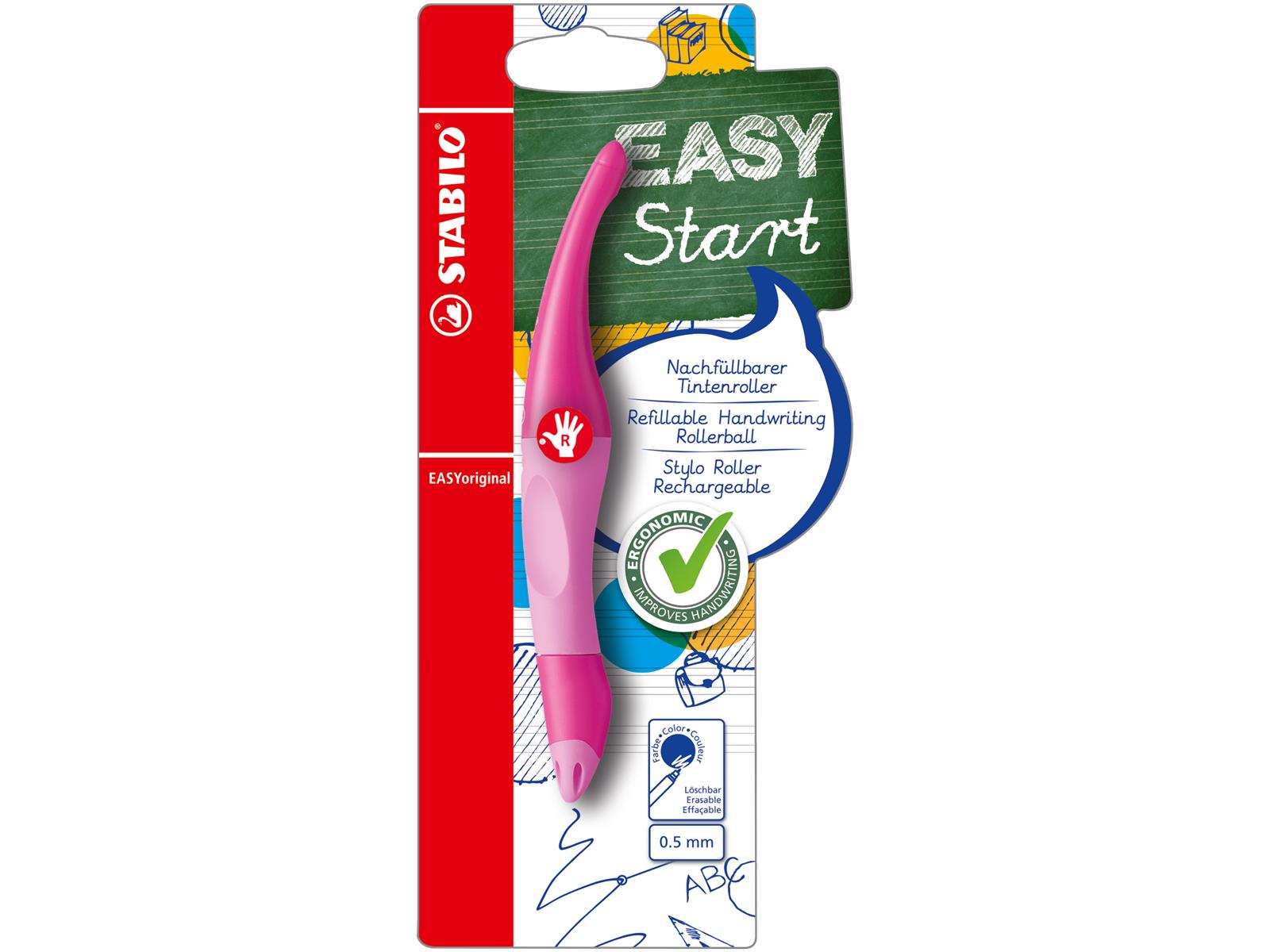 Stabilo Easy Original Tintenroller Rechtshänder Hellpink Dunkelpink Stabilo Easy Original Tintenroller Rechtshänder Hellpink Dunkelpink
