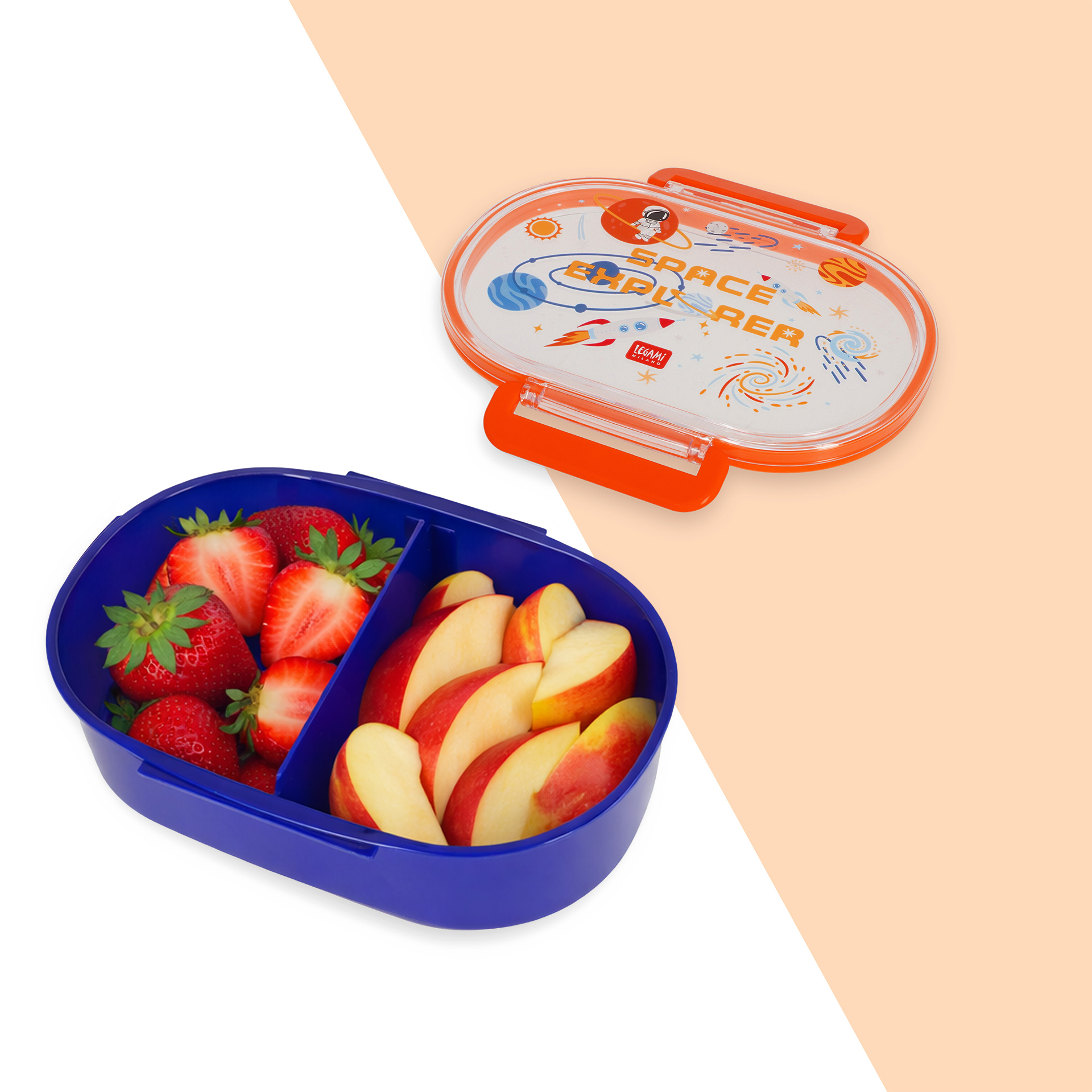 Legami Lunchbox Snackbox - Snack & Go - Space