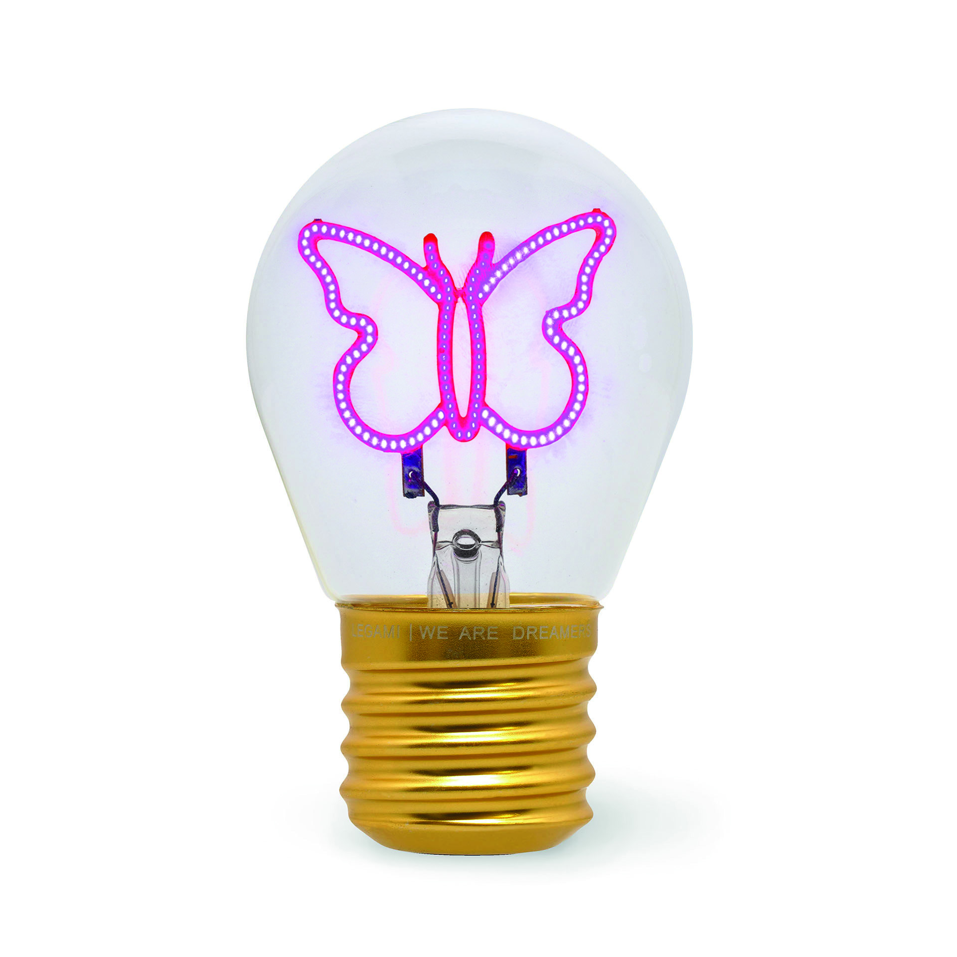 Legami Tischlampe in Glühbirnendesign Bulb Fiction Butterfly Schmetterling Legami Tischlampe in Glühbirnendesign Bulb Fiction Butterfly Schmetterling