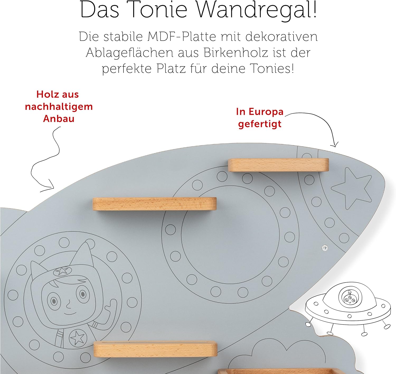 Tonies Regal Durch die Galaxie