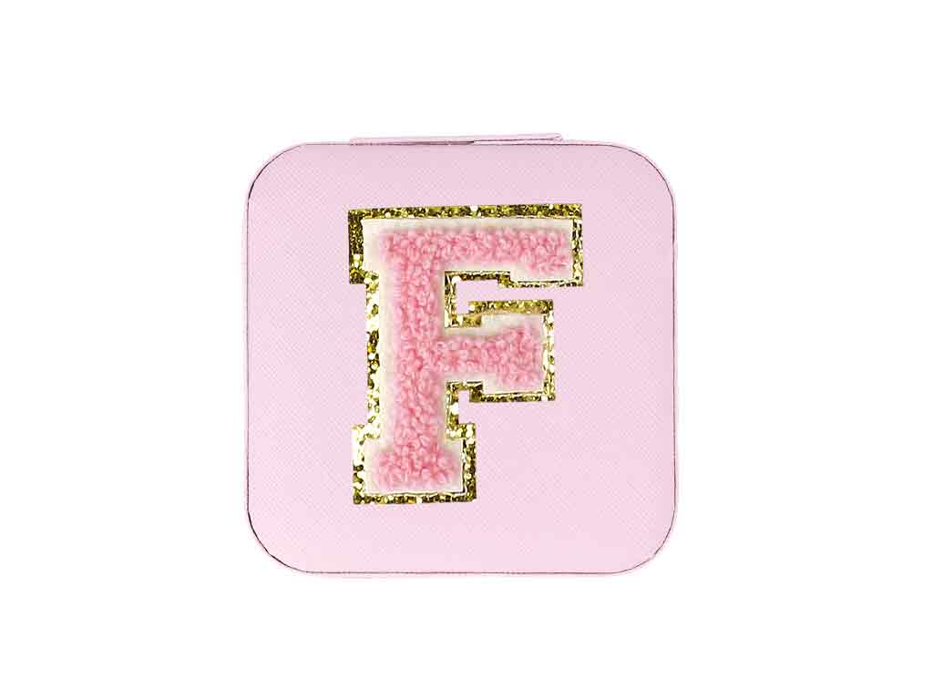 BB Klostermann Schmuckbox Buchstabe F Rosa