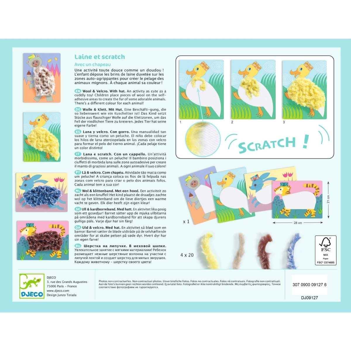 Djeco Bastelpackung Mit Hut 3-6 Jahre