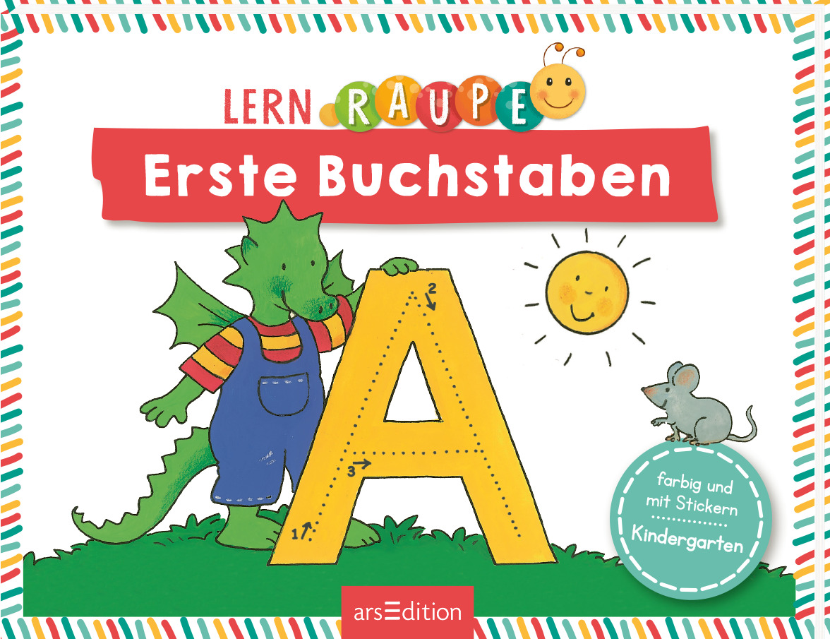 Lernraupe Erste Buchstaben
