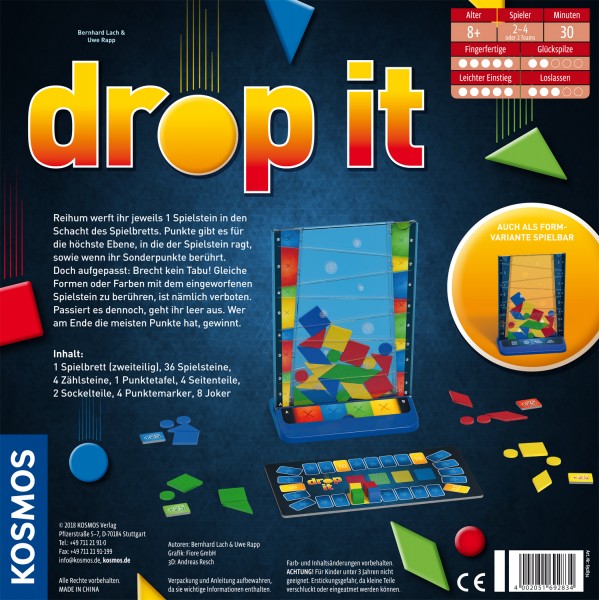 Kosmos Spiel drop it
