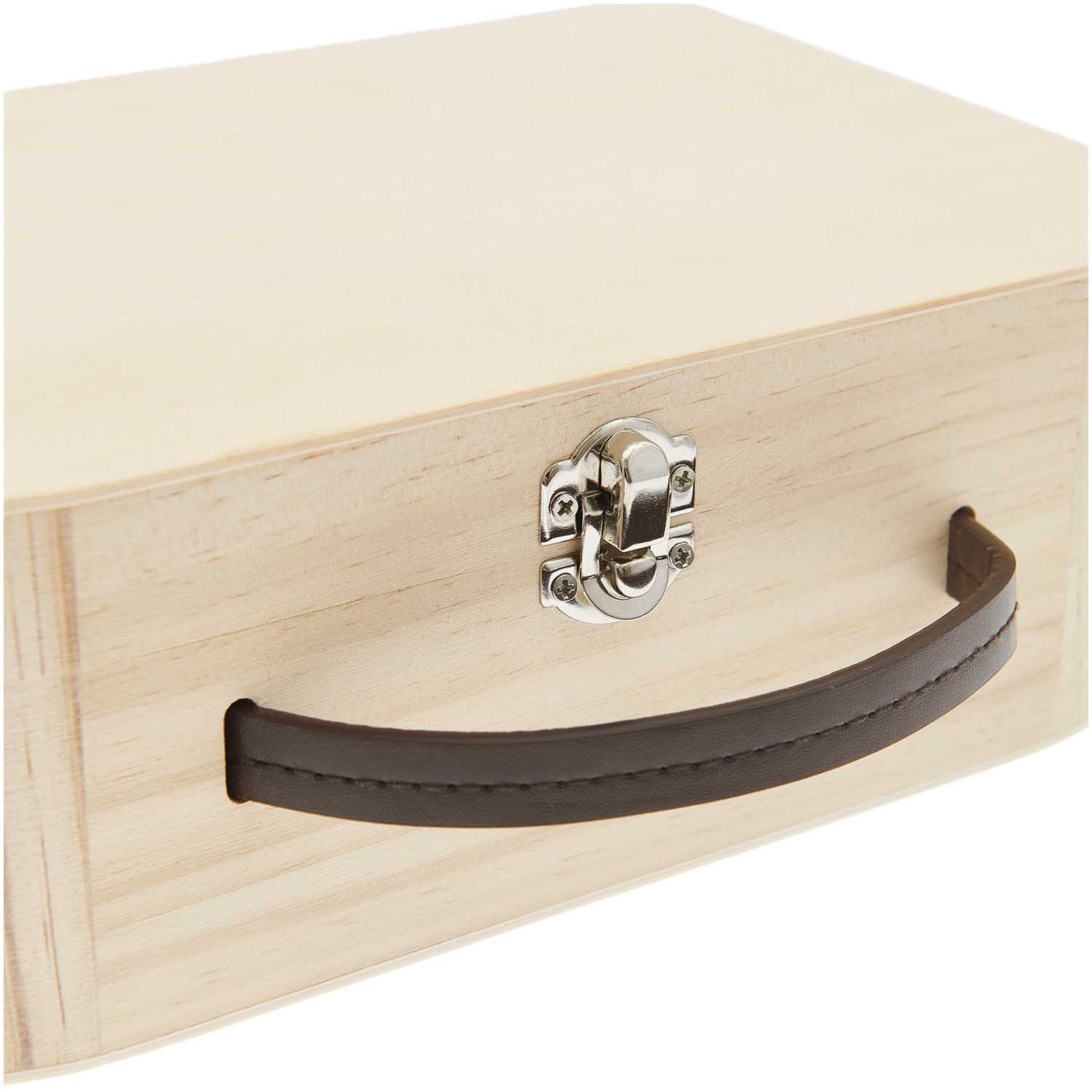 Rico Design Holzkoffer natur 25 x 17 x 8,5 cm Rico Design Holzkoffer natur 25 x 17 x 8,5 cm