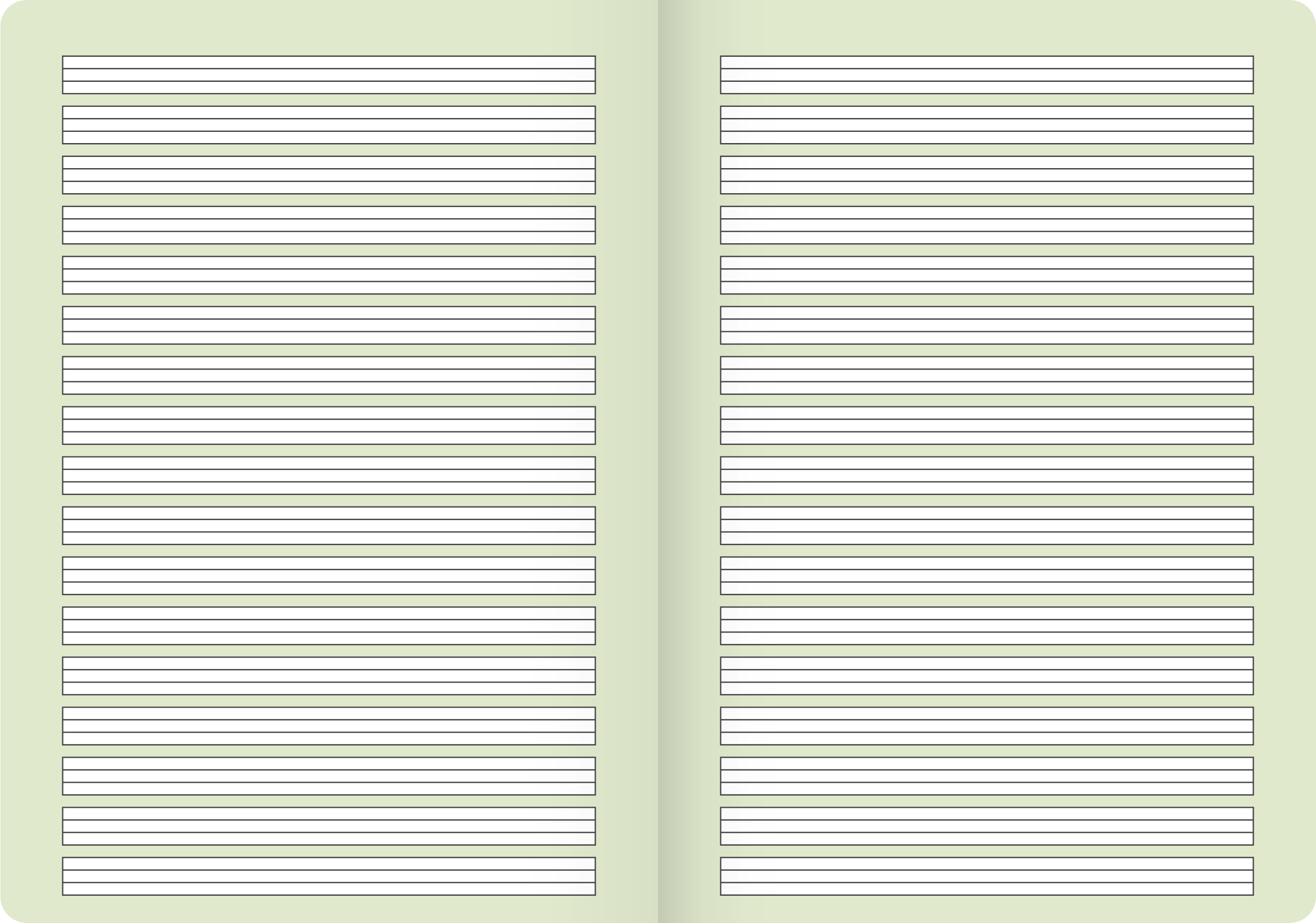 Brunnen Schulheft DIN A4 Lin 2 16 Blatt