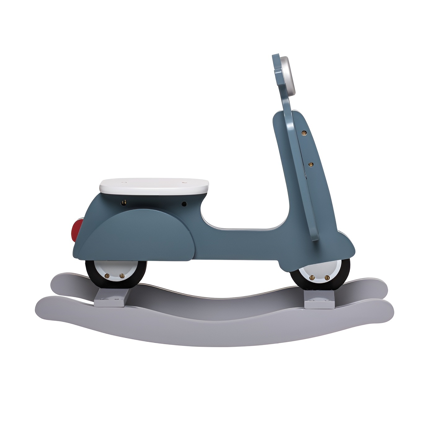 Bloomingville Schaukel Roller Scooter grau blau