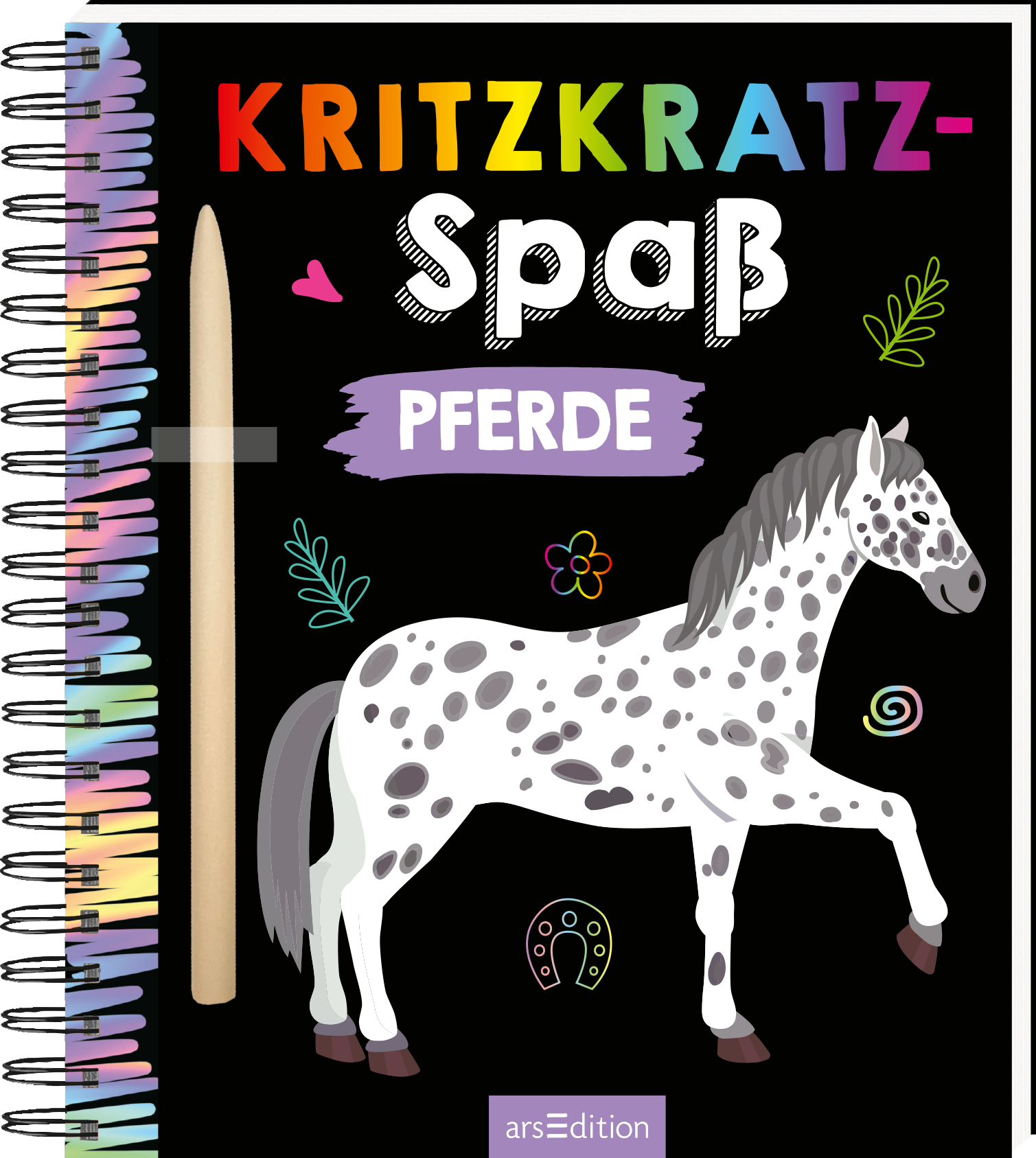 Kritzkratz-Spaß Kratzbilder Pferde