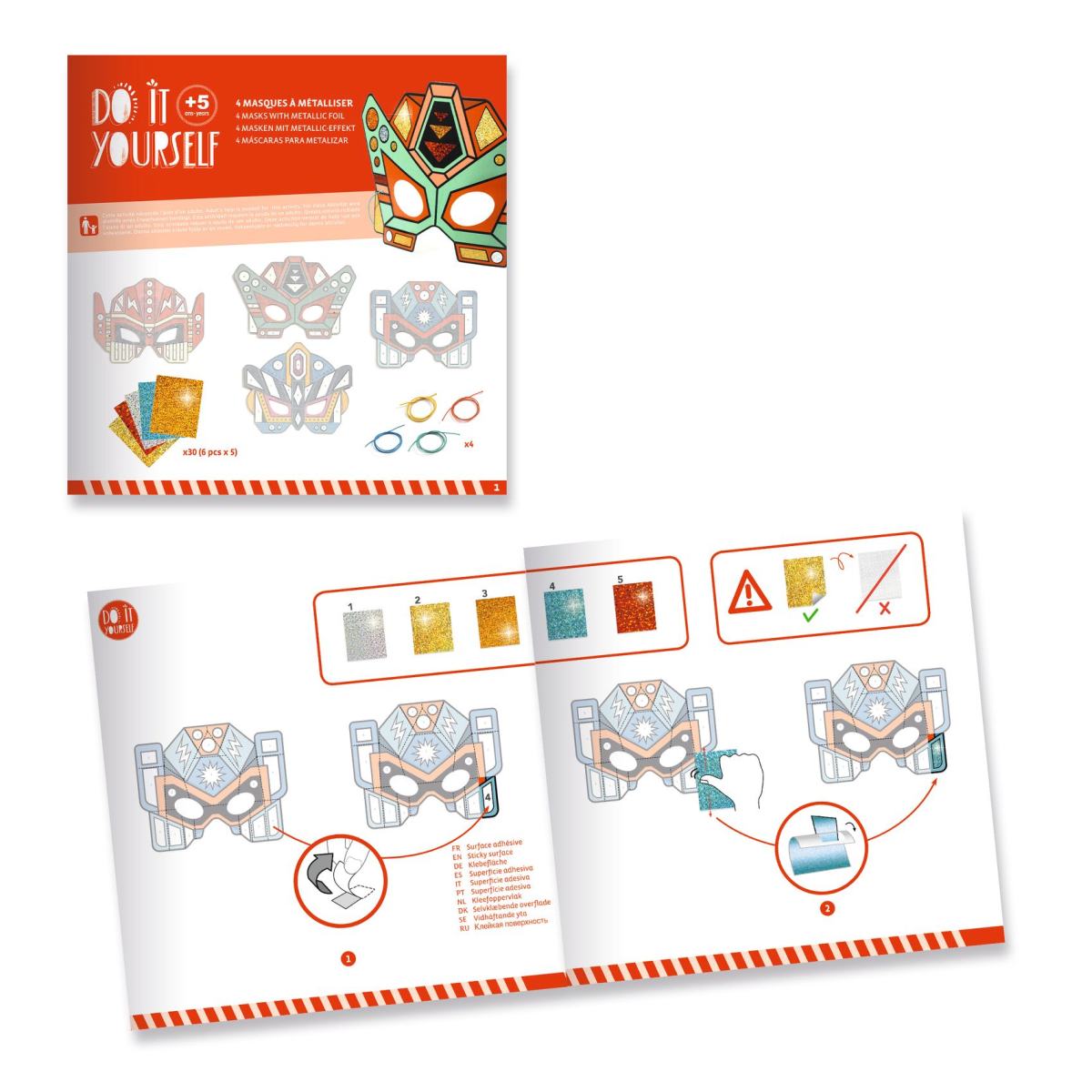 Djeco DIY Masken Super-Roboter Bastelset Djeco DIY Masken Super-Roboter Bastelset