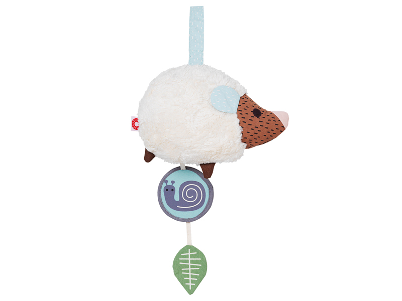 Franck & Fischer Baby-Sinnesspielzeug Aktivitätsspielzeug Filippa Igel Weiß