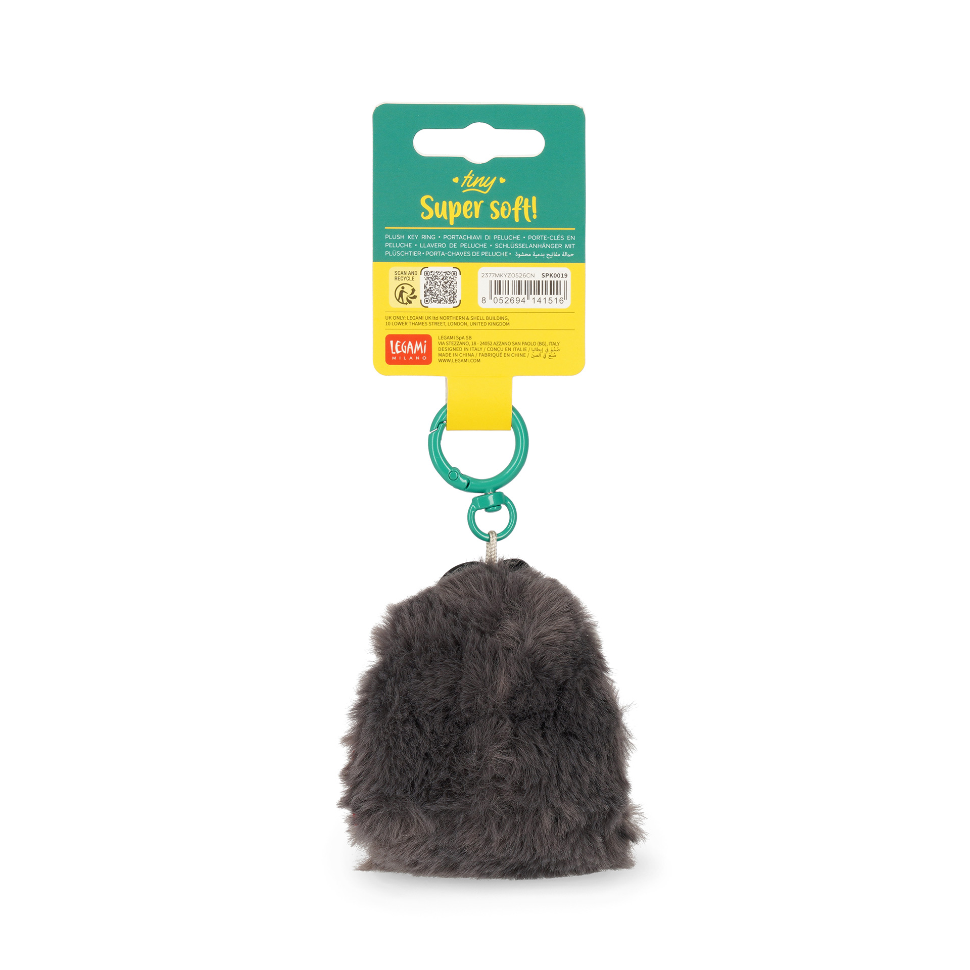 Legami Plüsch-Schlüsselanhänger Super Soft Gorilla