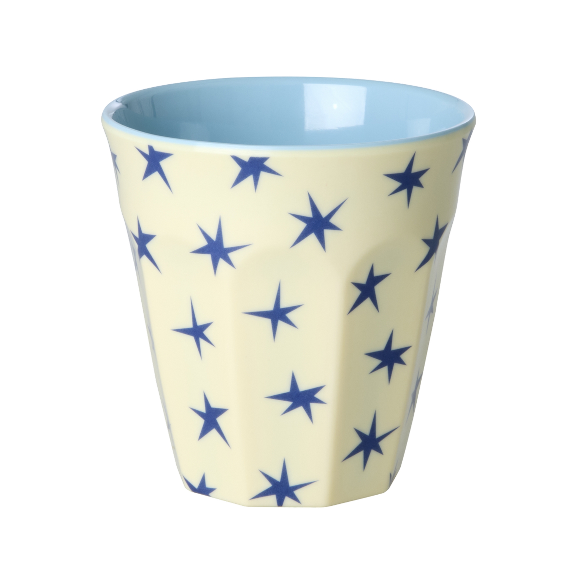 Rice Melaminbecher Sterne Creme Star Print Medium