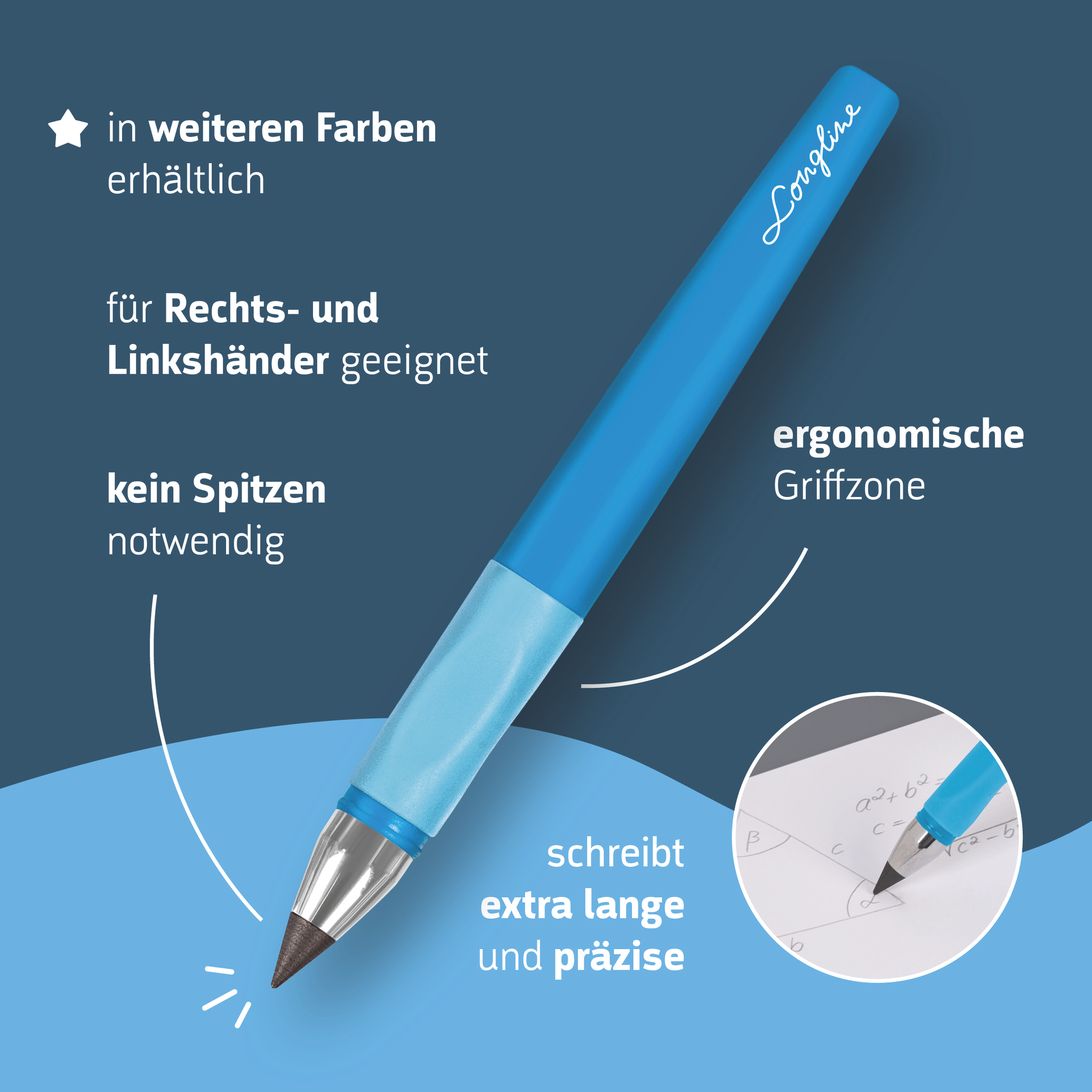 Brunnen Bleistift Remove Longline H azur
