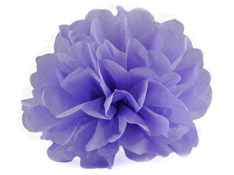 Elfenstall Seidenpapier PomPom in hellila 25 cm