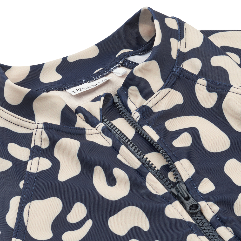 Liewood Magali Langarm Schwimmanzug Badeanzug Leo Navy 116