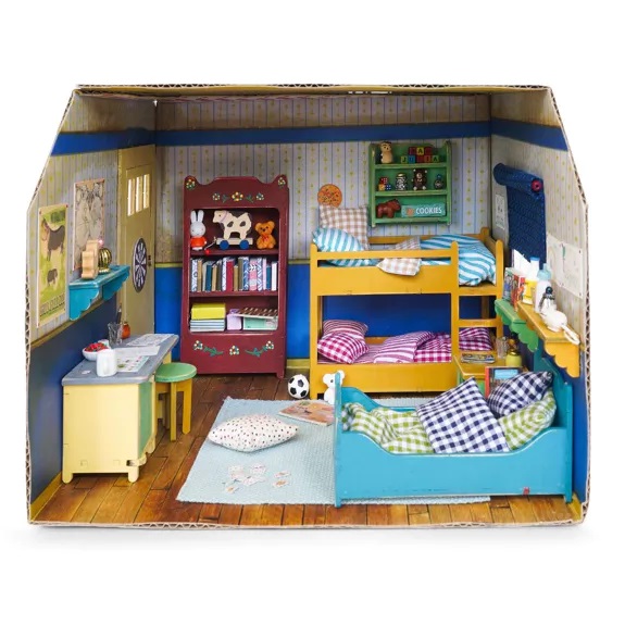 The Mouse Mansion Das Mäusehaus DIY Kinderzimmer aus Pappe