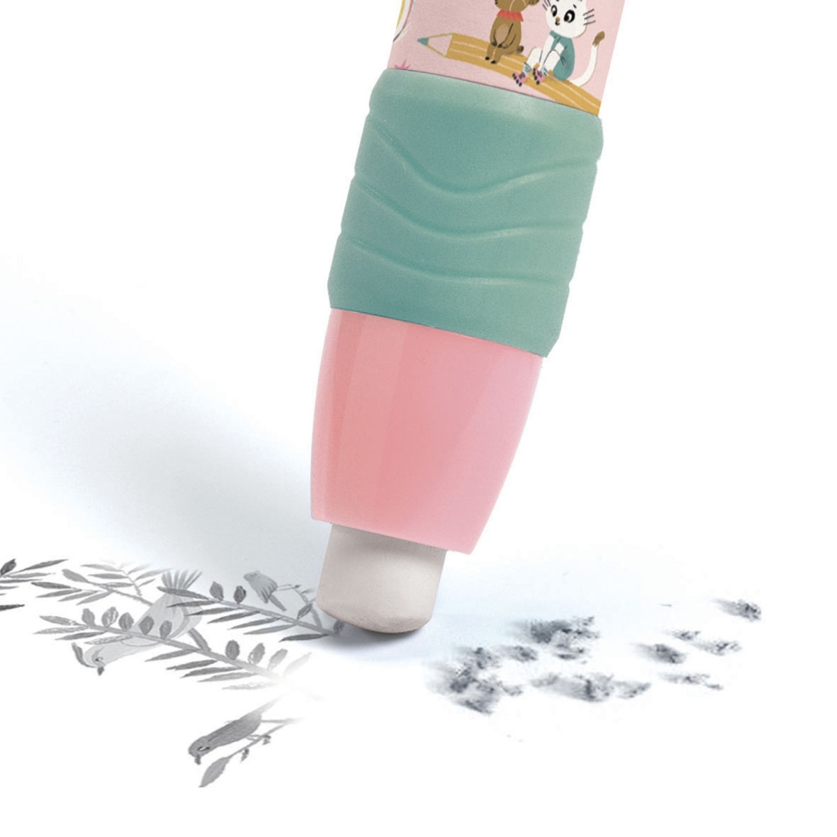 Djeco Radiergummi-Stift Lucille rosa