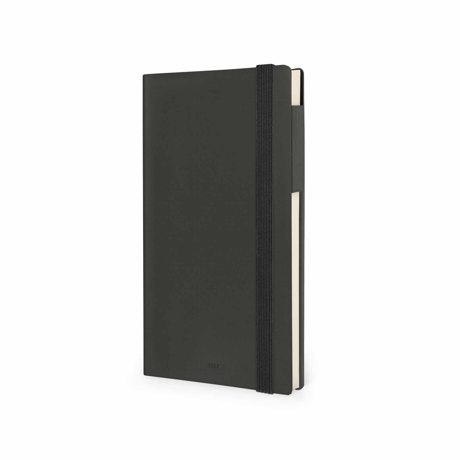 Legami Terminplaner 12 Monate mit Notizbuch M 2027 Black Suit
