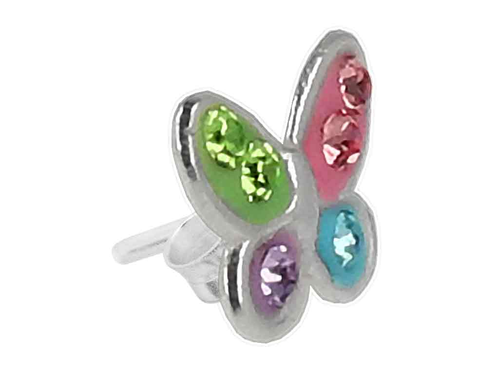 BB Klostermann Kinder Ohrstecker Ohrringe Silber mit Strass BB Klostermann Kinder Ohrstecker Ohrringe Silber mit Strass