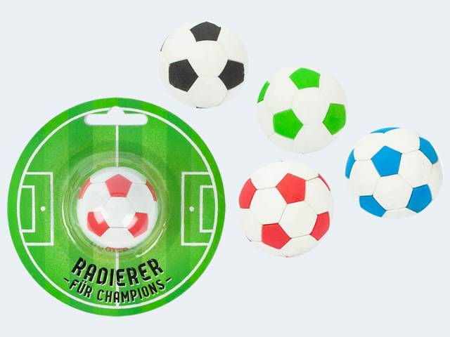 Radiergummi Fussball Champion 3,7 cm